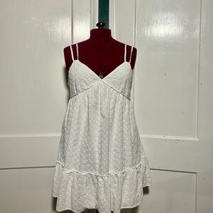Wild Fable Babydoll White Eyelet Dress